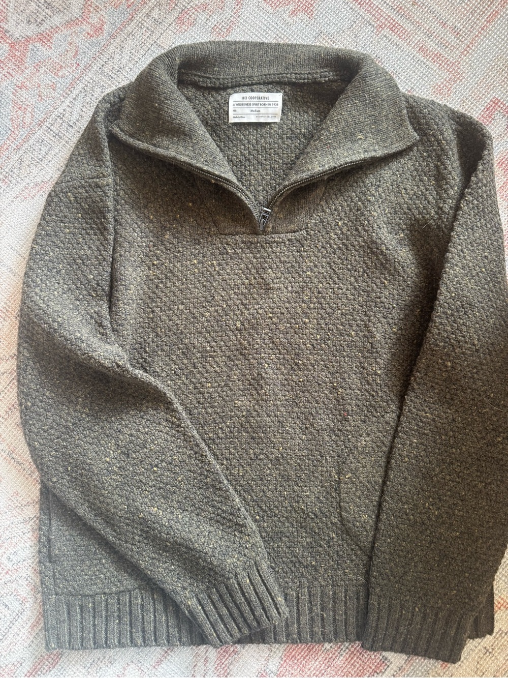 Vintage Green REI wool sweater